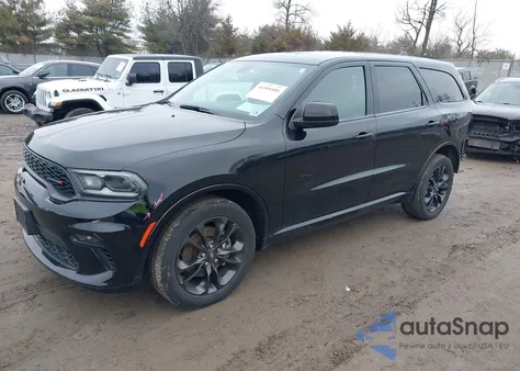 2021 Dodge Durango Gt Awd z USA, uszkodzony, nr VIN 1C4RDJDG3MC766432